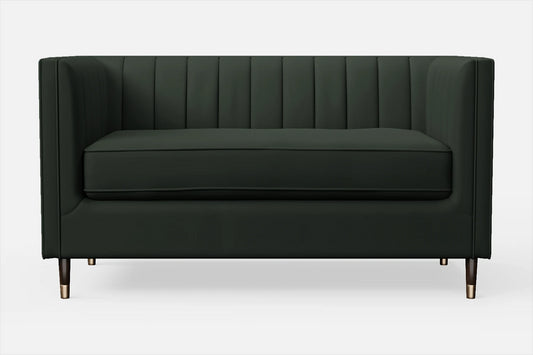 Tivoli 2 Seater Sofa Green Leather