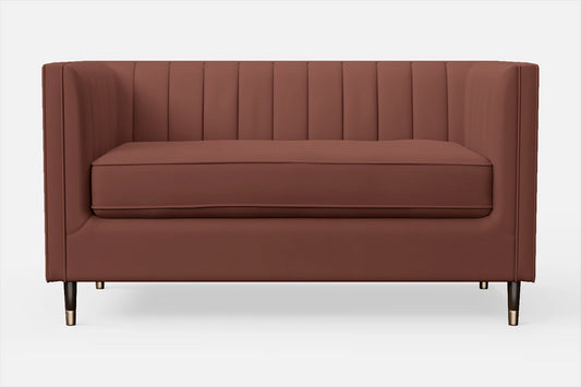 Tivoli 2 Seater Sofa Mauve Leather