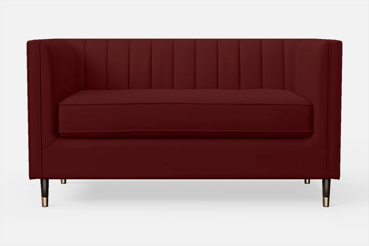 Tivoli 2 Seater Sofa Red Leather