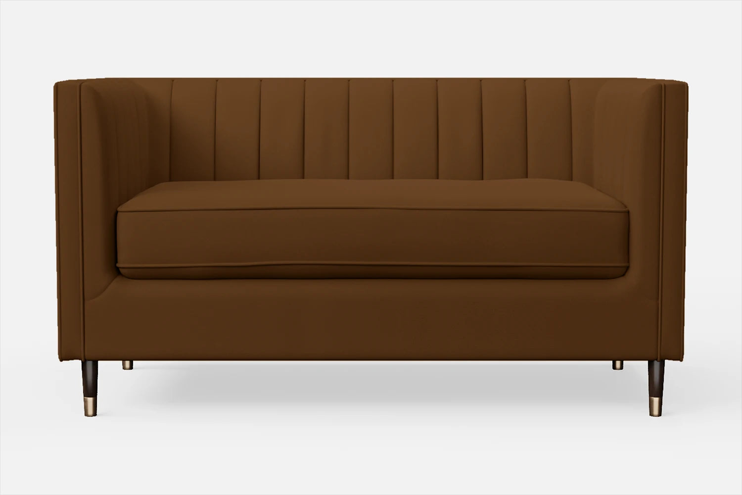 Tivoli 2 Seater Sofa Walnut Brown Leather