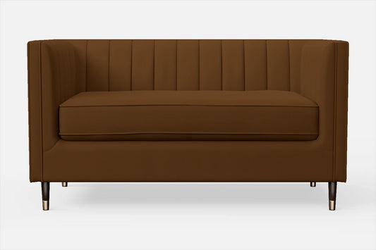 Tivoli 2 Seater Sofa Walnut Brown Leather