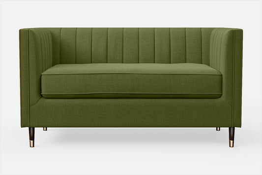 Tivoli 2 Seater Sofa Olive Linen Fabric