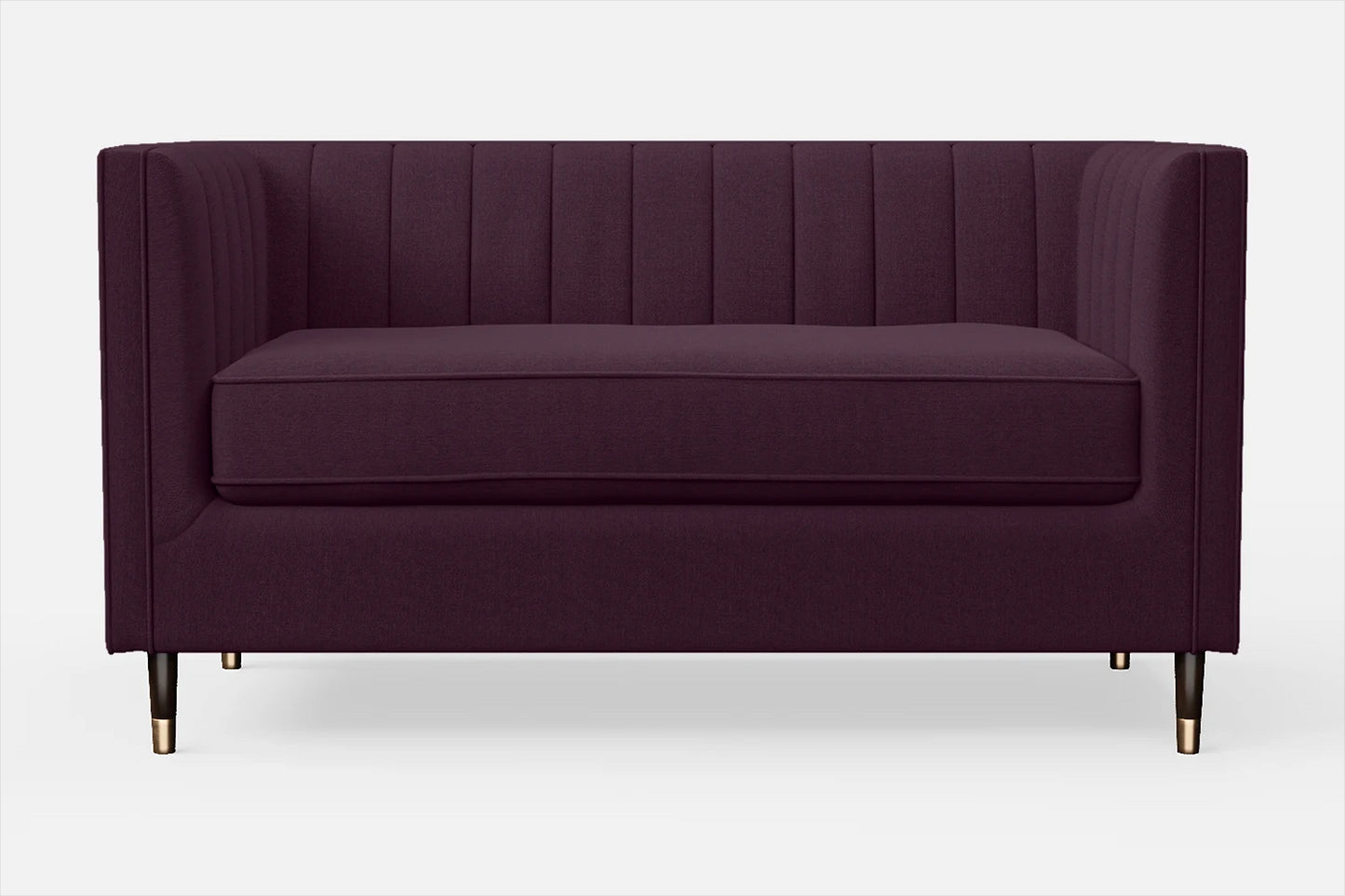 Tivoli 2 Seater Sofa Purple Linen Fabric