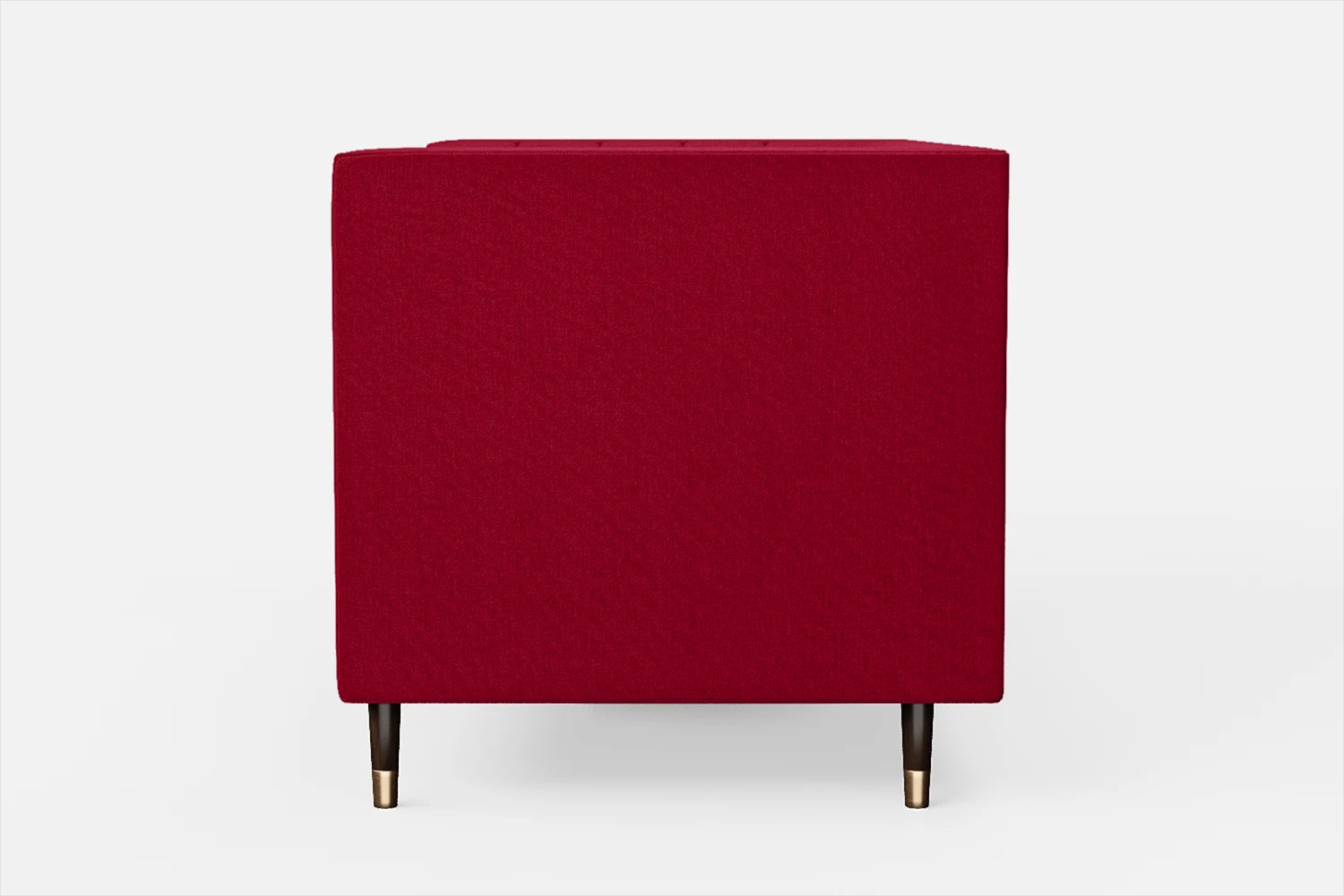 Tivoli 2 Seater Sofa Red Linen Fabric