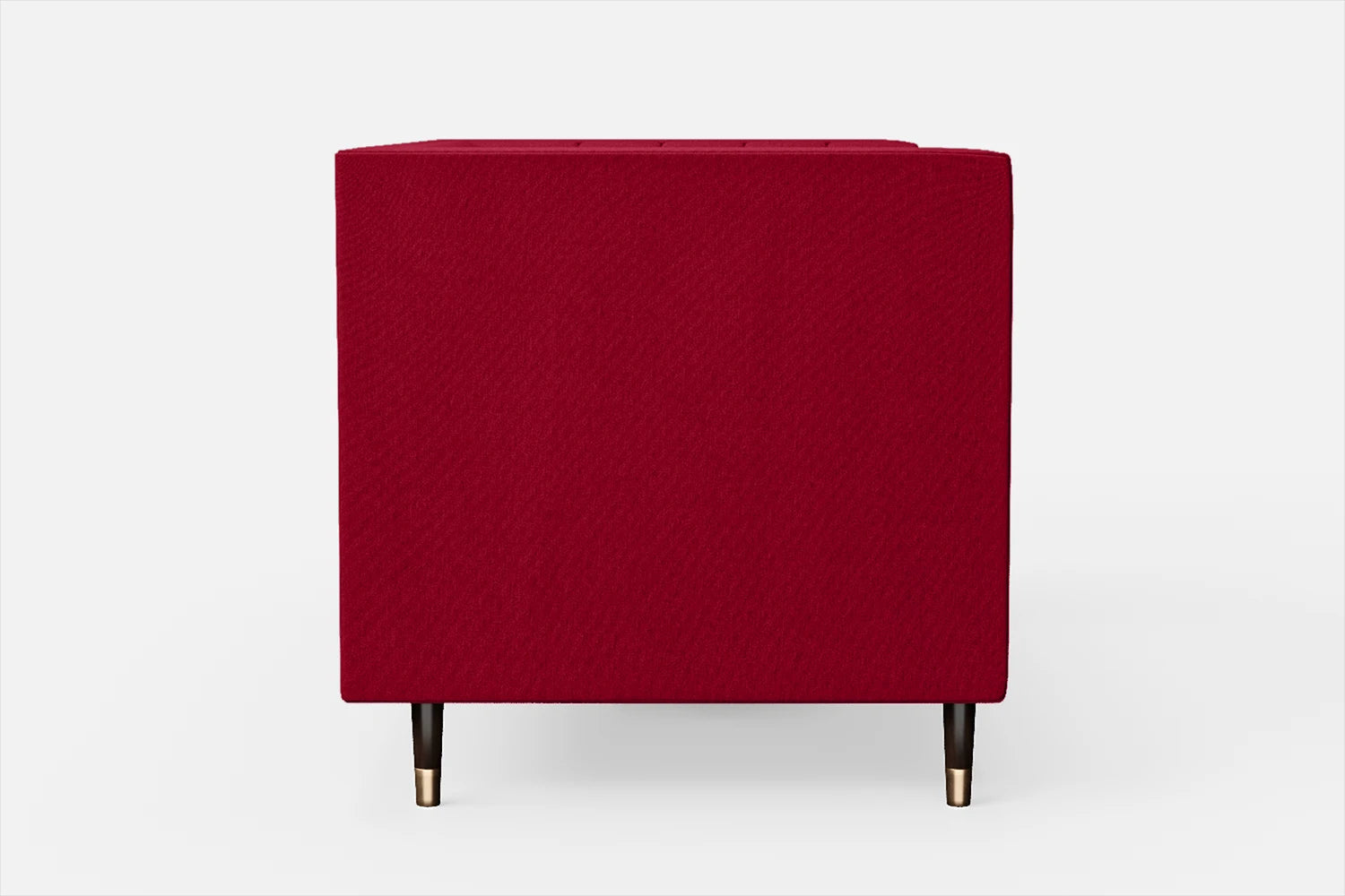 Tivoli 2 Seater Sofa Red Linen Fabric