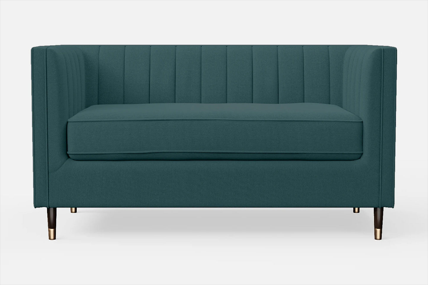 Tivoli 2 Seater Sofa Teal Linen Fabric