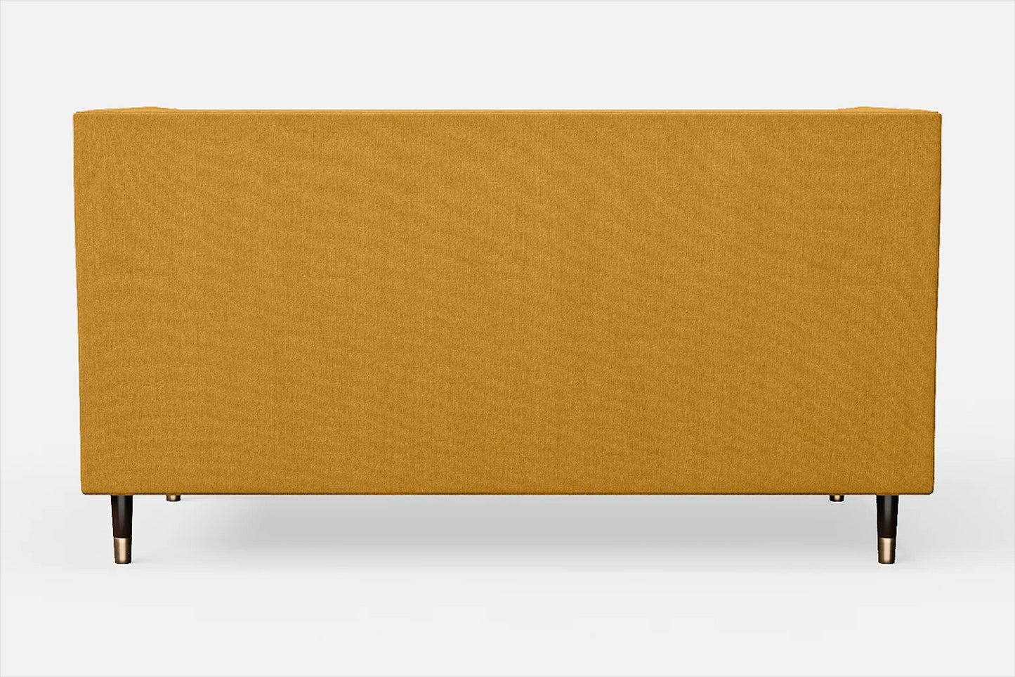 Tivoli 2 Seater Sofa Yellow Linen Fabric