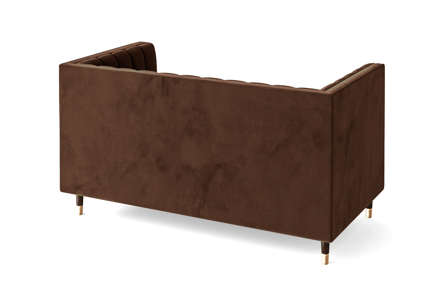 Tivoli 2 Seater Sofa Coffee Brown Velvet