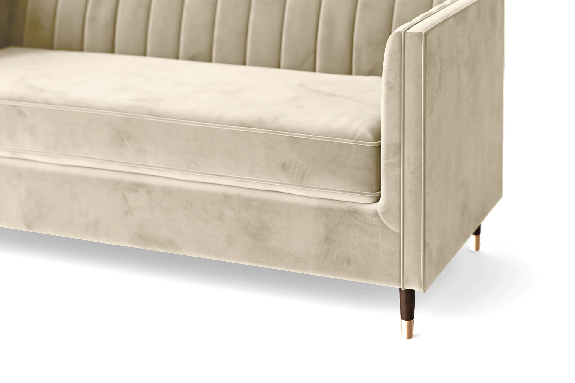 Tivoli 2 Seater Sofa Cream Velvet