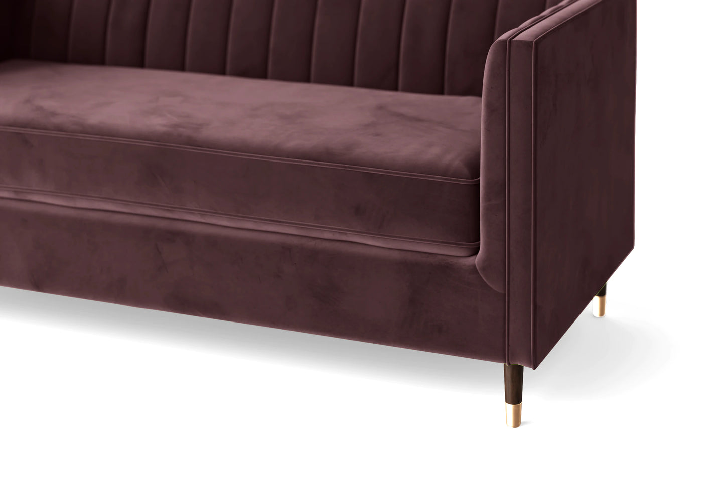 Tivoli 2 Seater Sofa Grape Velvet