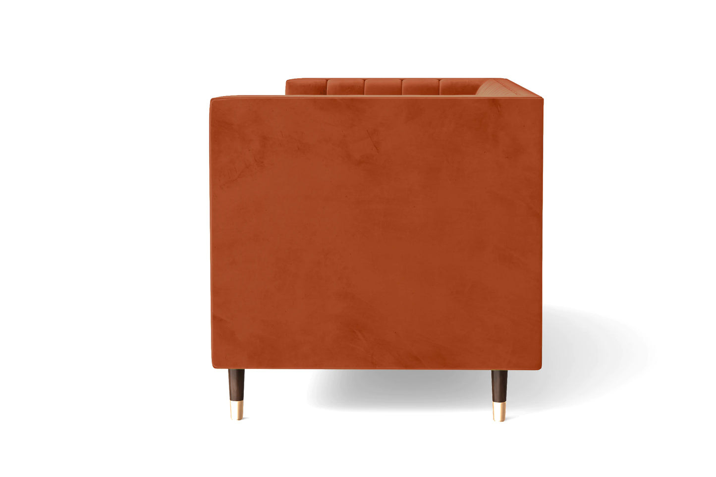 Tivoli 2 Seater Sofa Orange Velvet