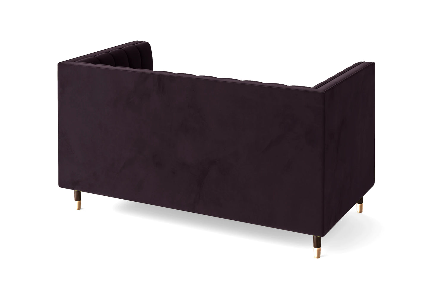 Tivoli 2 Seater Sofa Purple Velvet