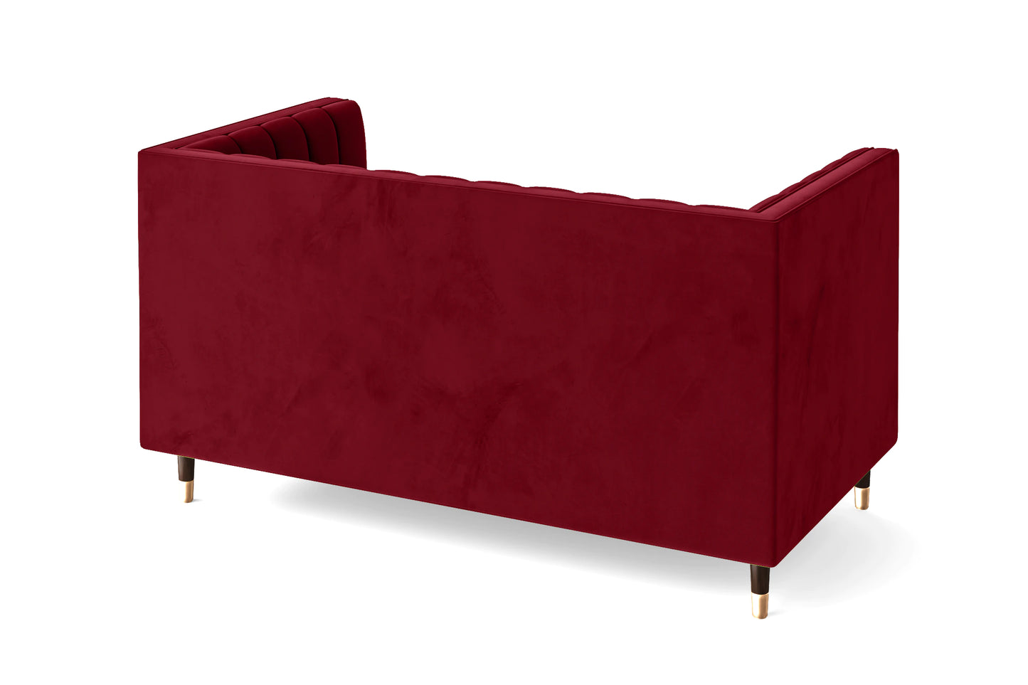 Tivoli 2 Seater Sofa Red Velvet