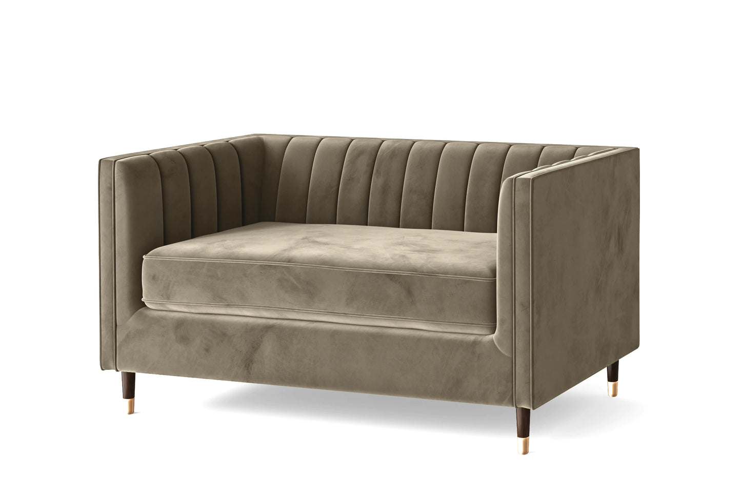 Tivoli 2 Seater Sofa Sand Velvet