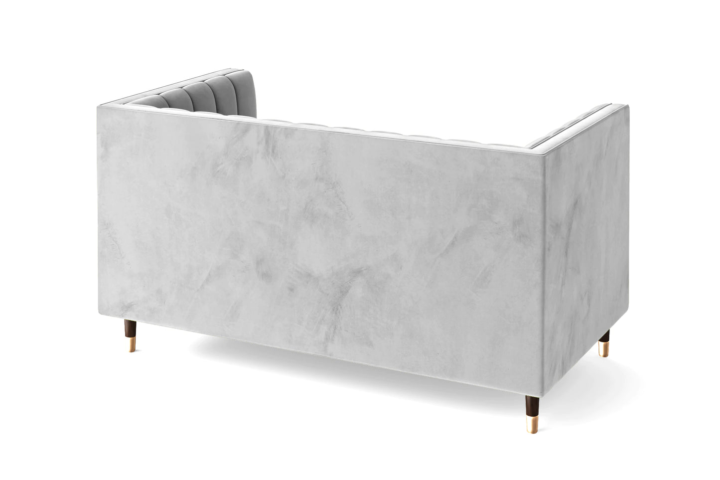 Tivoli 2 Seater Sofa White Velvet