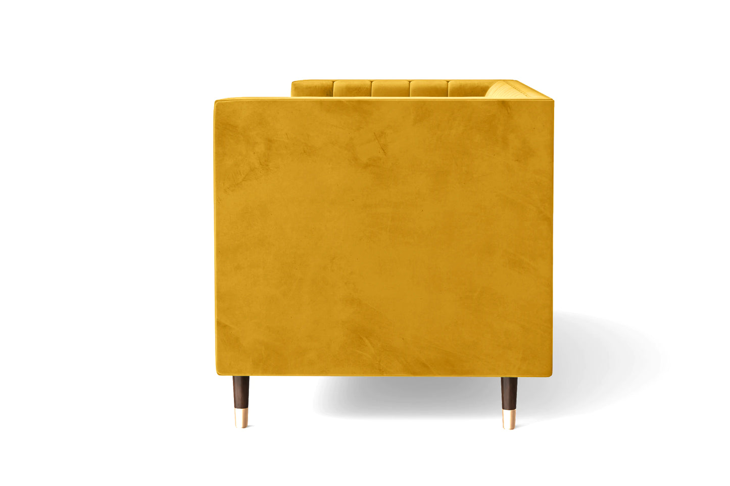 Tivoli 2 Seater Sofa Yellow Velvet