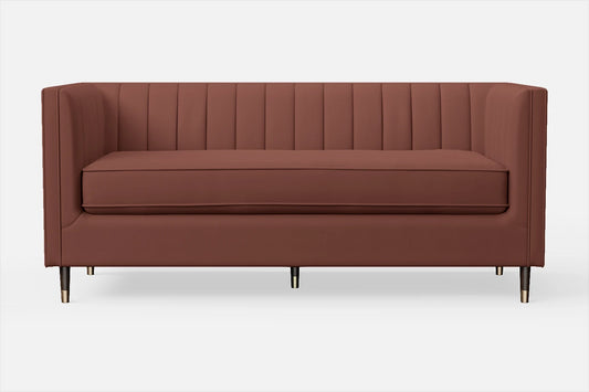 Tivoli 3 Seater Sofa Mauve Leather