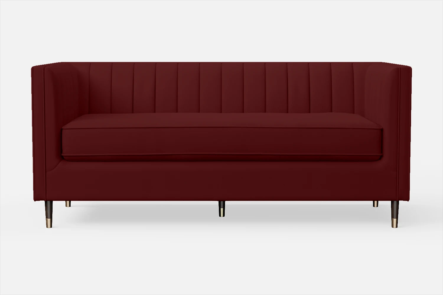 Tivoli 3 Seater Sofa Red Leather