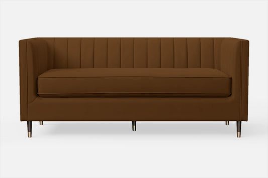 Tivoli 3 Seater Sofa Walnut Brown Leather