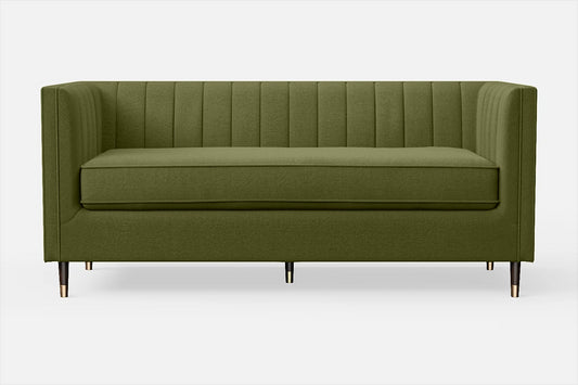 Tivoli 3 Seater Sofa Olive Linen Fabric