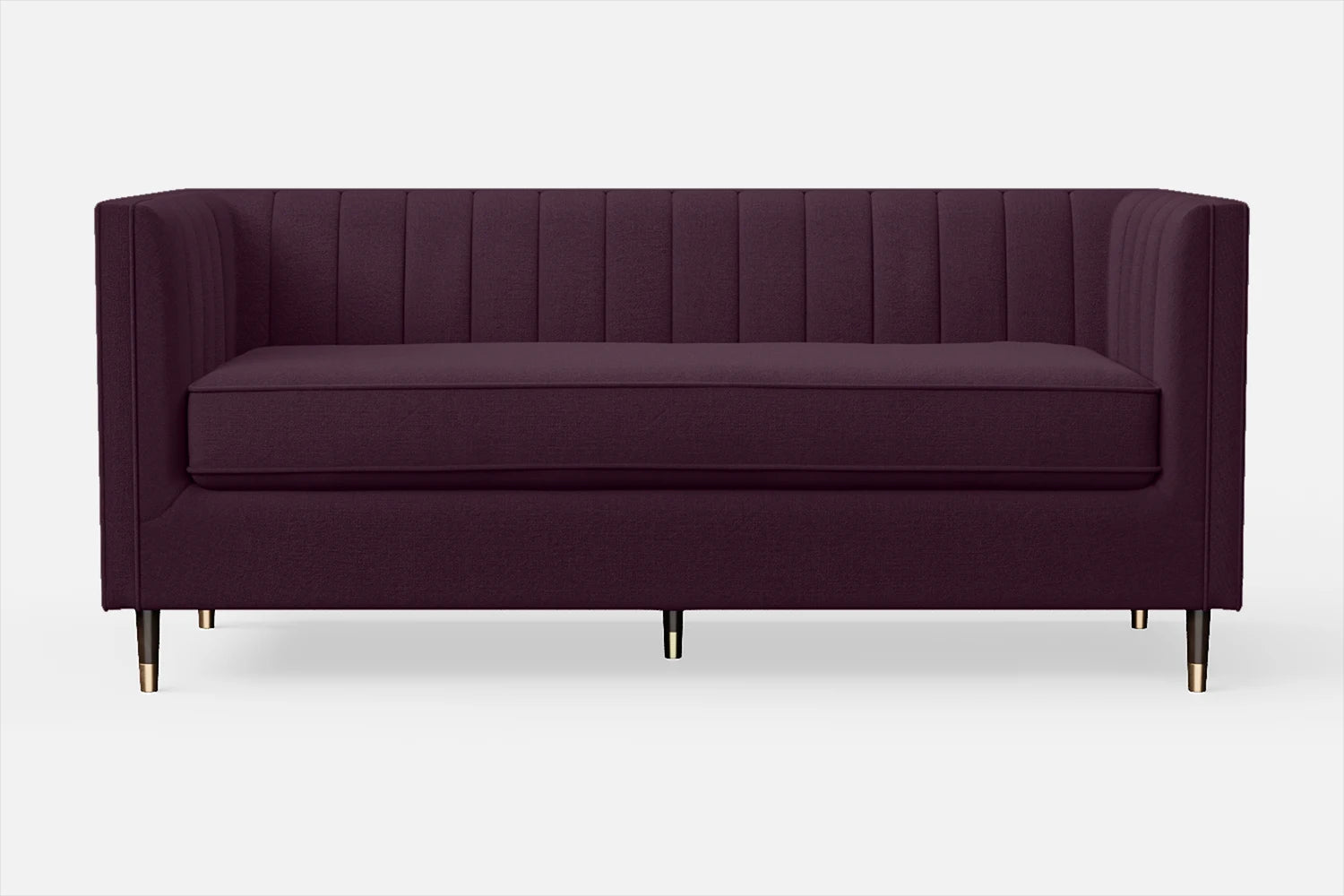 Tivoli 3 Seater Sofa Purple Linen Fabric