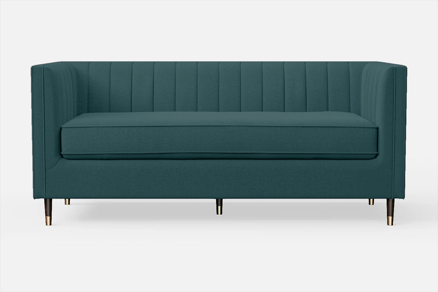 Tivoli 3 Seater Sofa Teal Linen Fabric