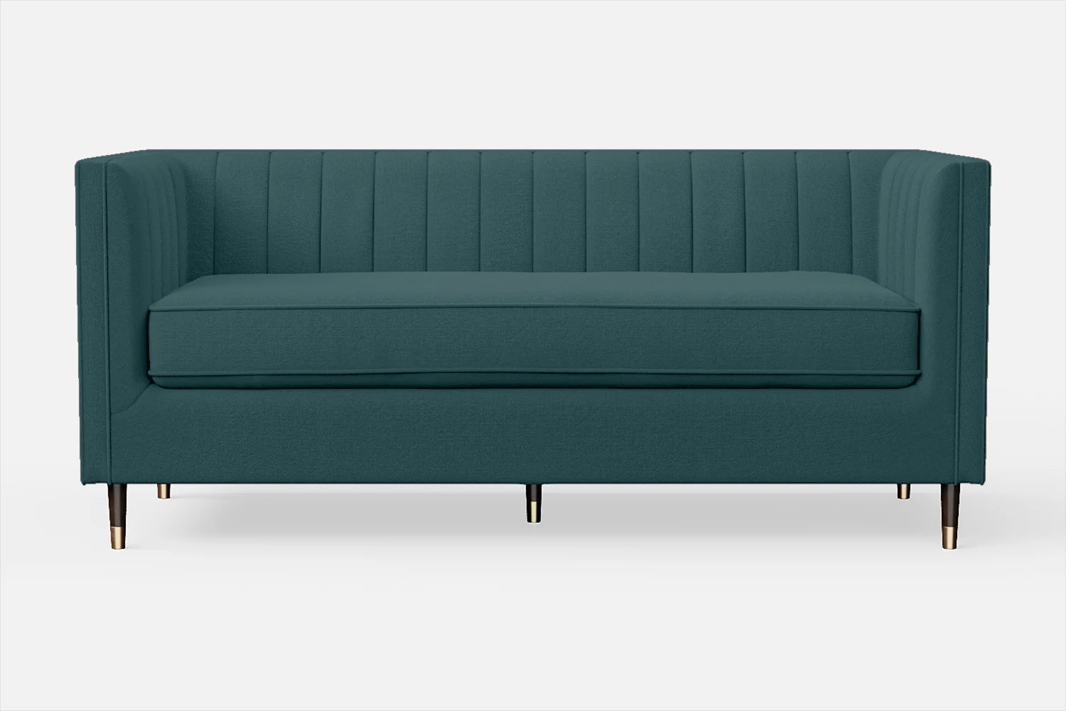 Tivoli 3 Seater Sofa Teal Linen Fabric