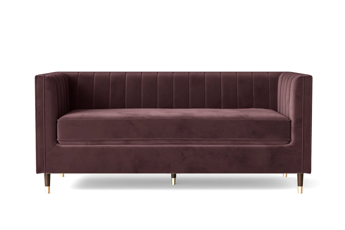 Tivoli 3 Seater Sofa Grape Velvet