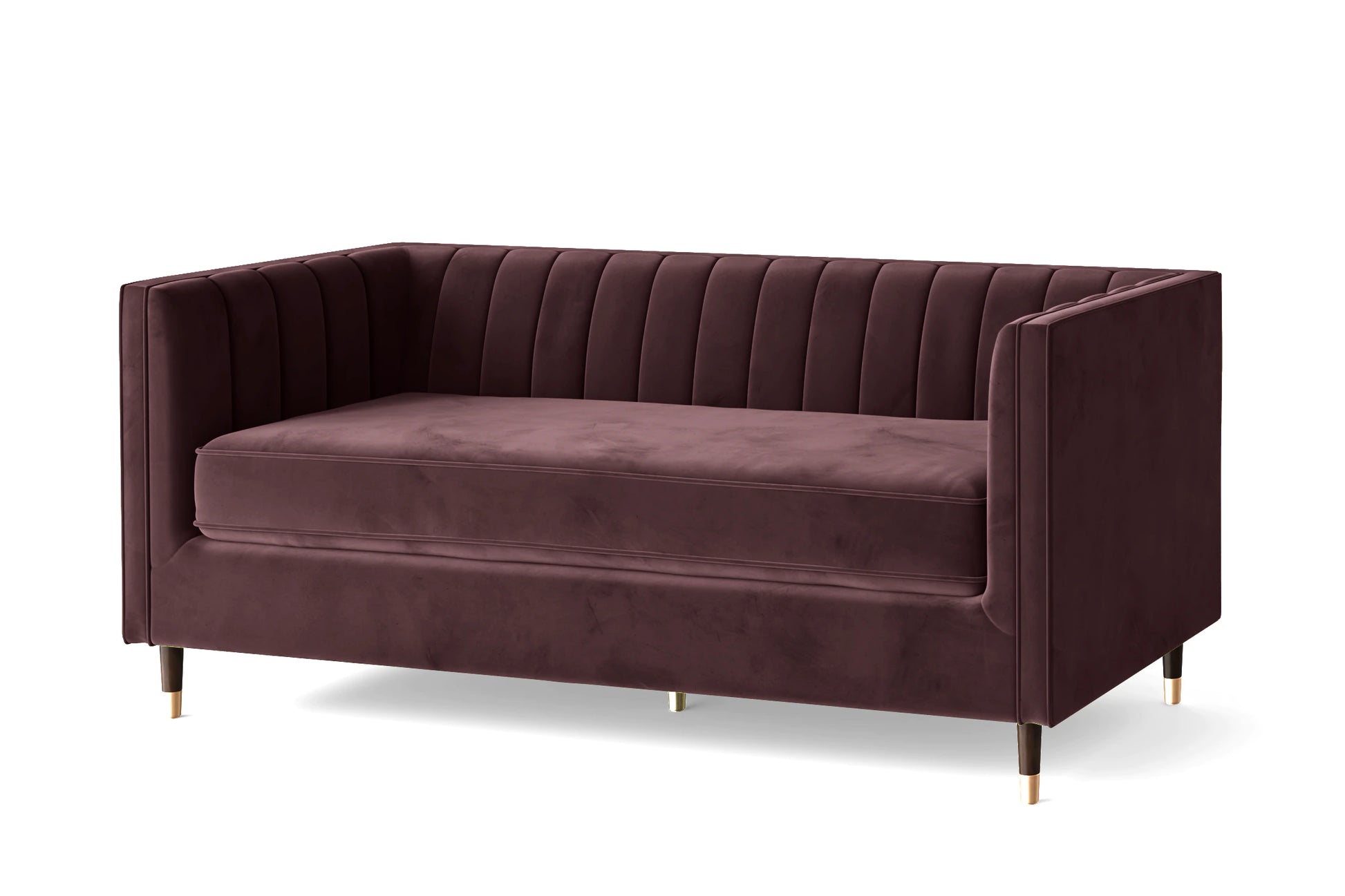 Tivoli 3 Seater Sofa Grape Velvet