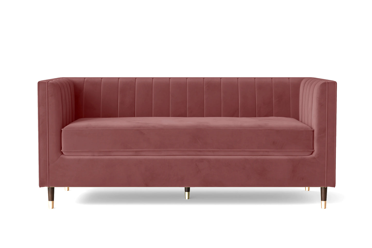 Tivoli 3 Seater Sofa Pink Velvet