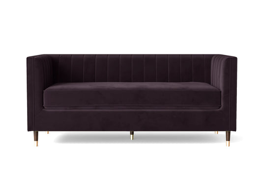 Tivoli 3 Seater Sofa Purple Velvet