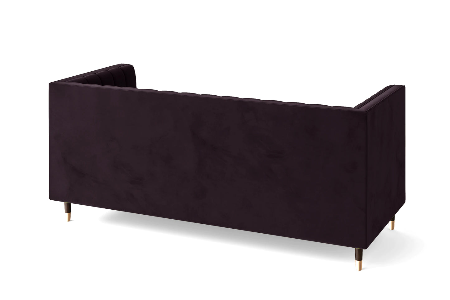 Tivoli 3 Seater Sofa Purple Velvet