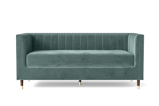 Tivoli 3 Seater Sofa Teal Velvet