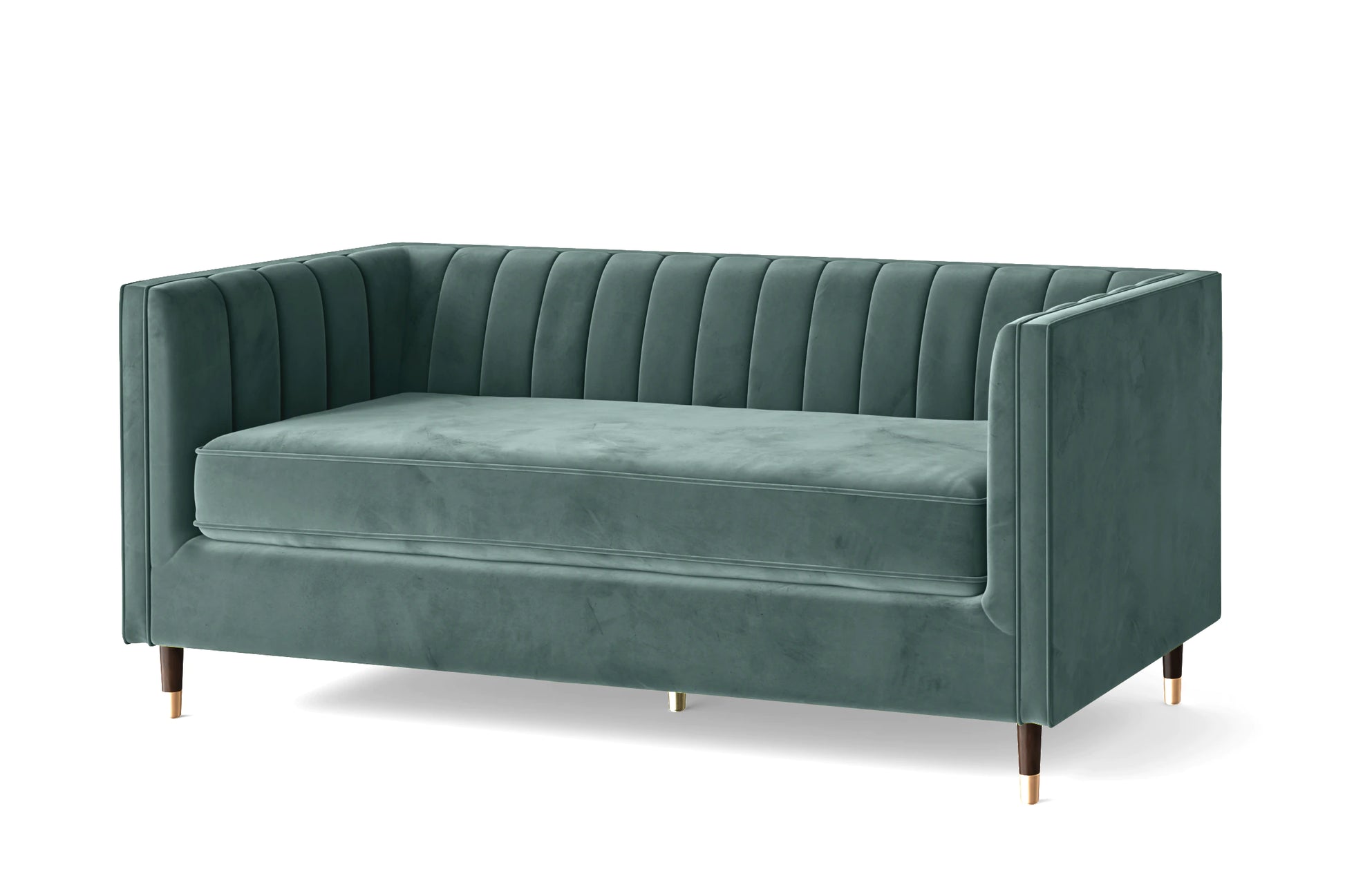 Tivoli 3 Seater Sofa Teal Velvet