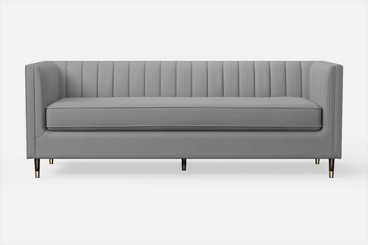 Tivoli 4 Seater Sofa Grey Leather