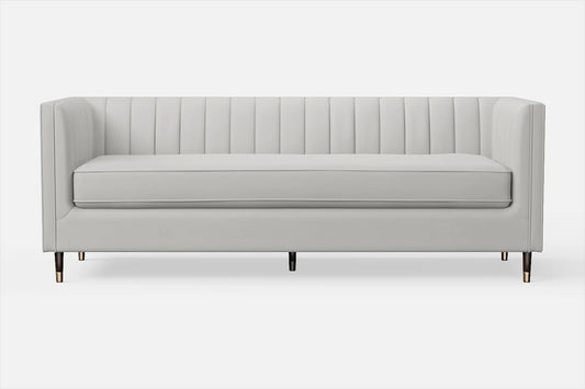 Tivoli 4 Seater Sofa White Leather