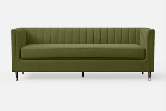 Tivoli 4 Seater Sofa Olive Linen Fabric