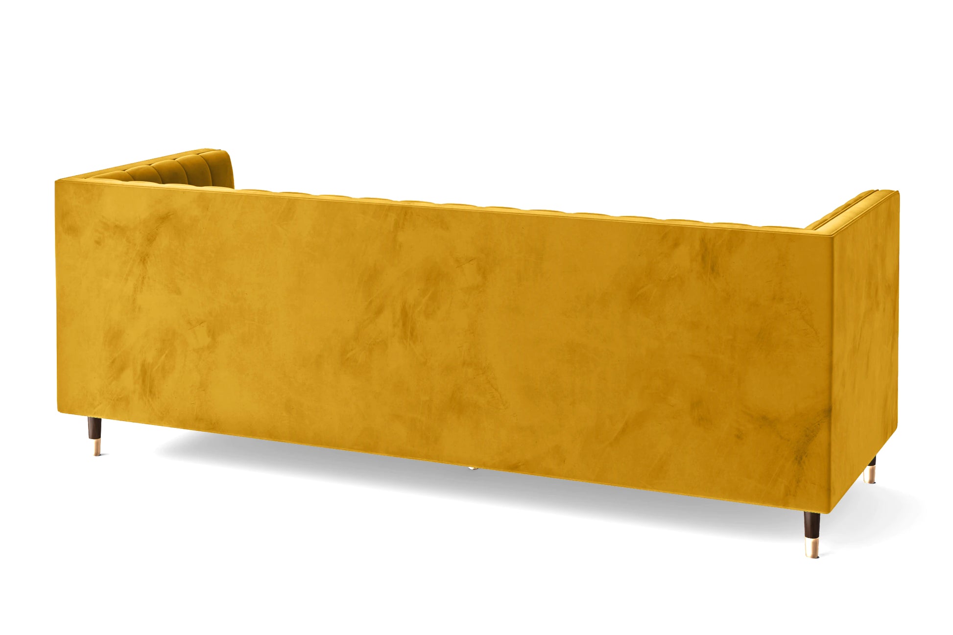 Tivoli 4 Seater Sofa Yellow Velvet