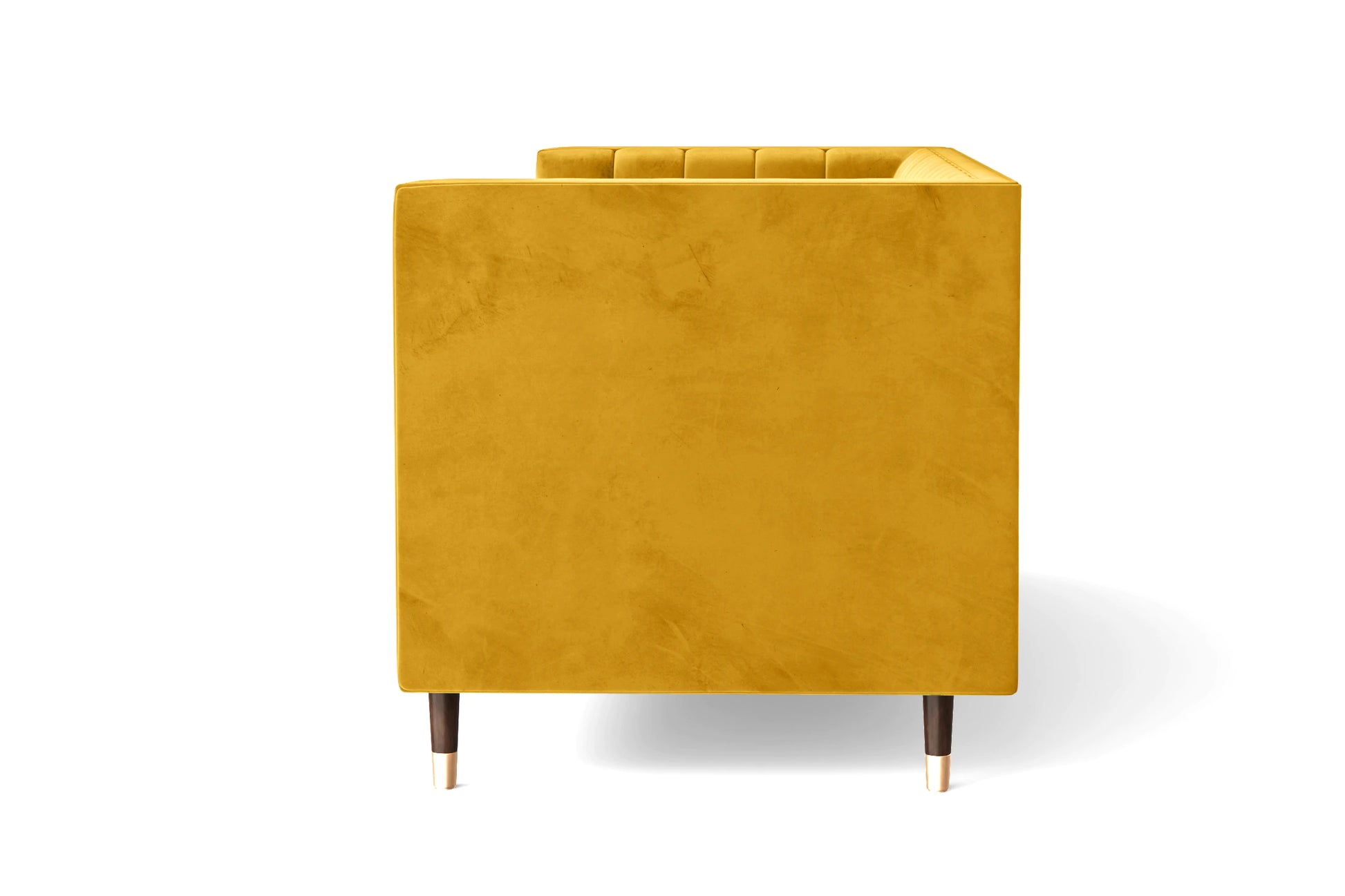 Tivoli 4 Seater Sofa Yellow Velvet