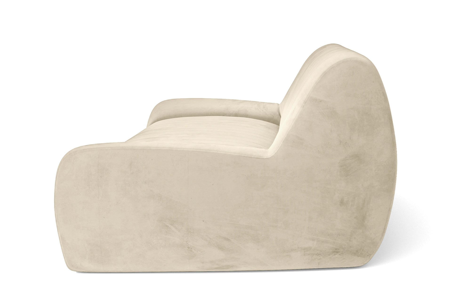 Trapani 2 Seater Sofa Cream Velvet