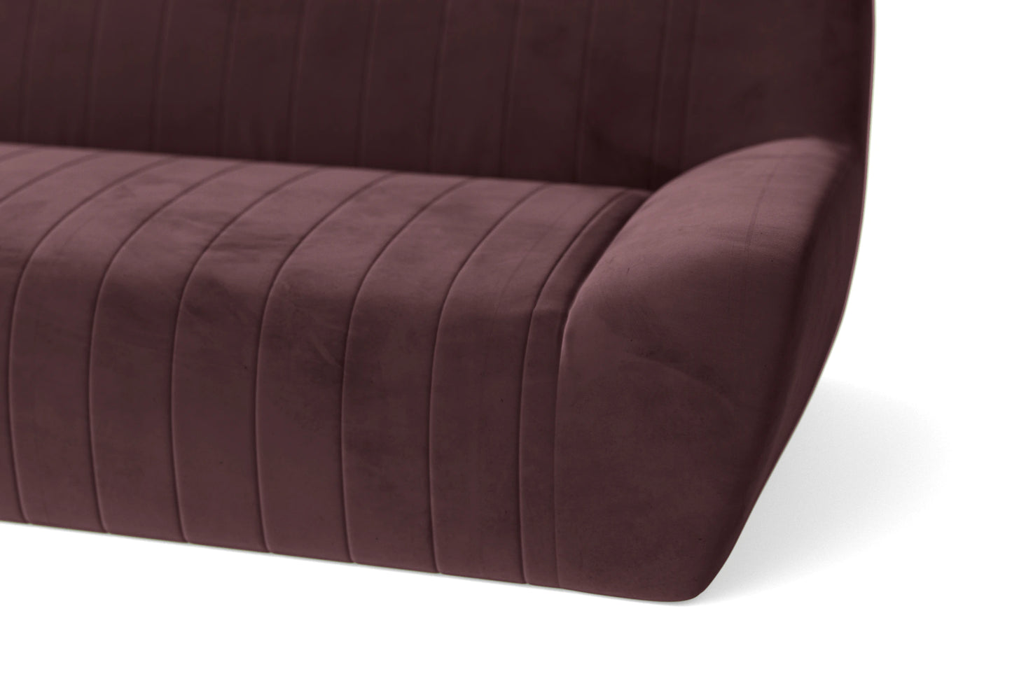 Trapani 2 Seater Sofa Grape Velvet