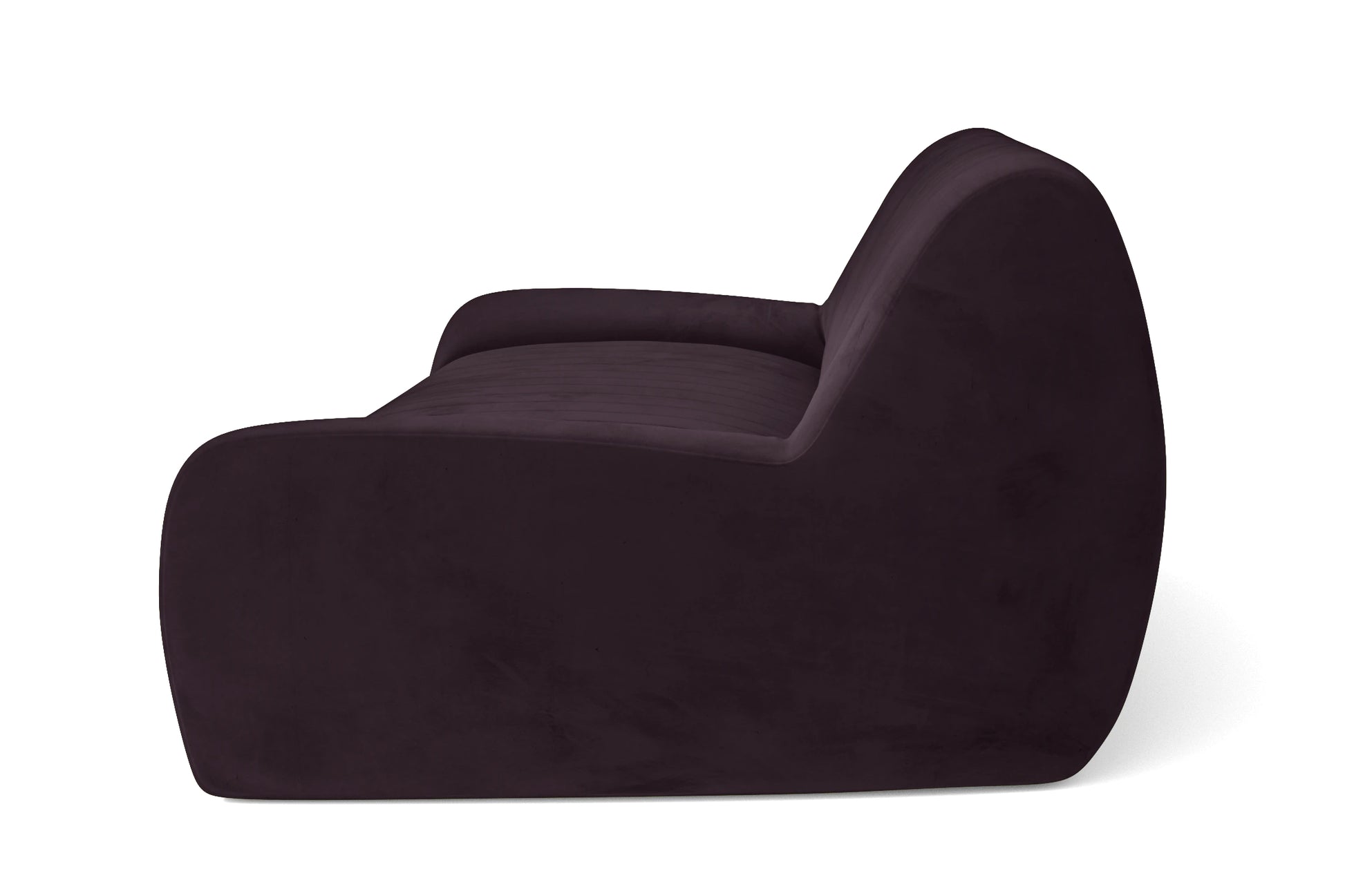 Trapani 2 Seater Sofa Purple Velvet