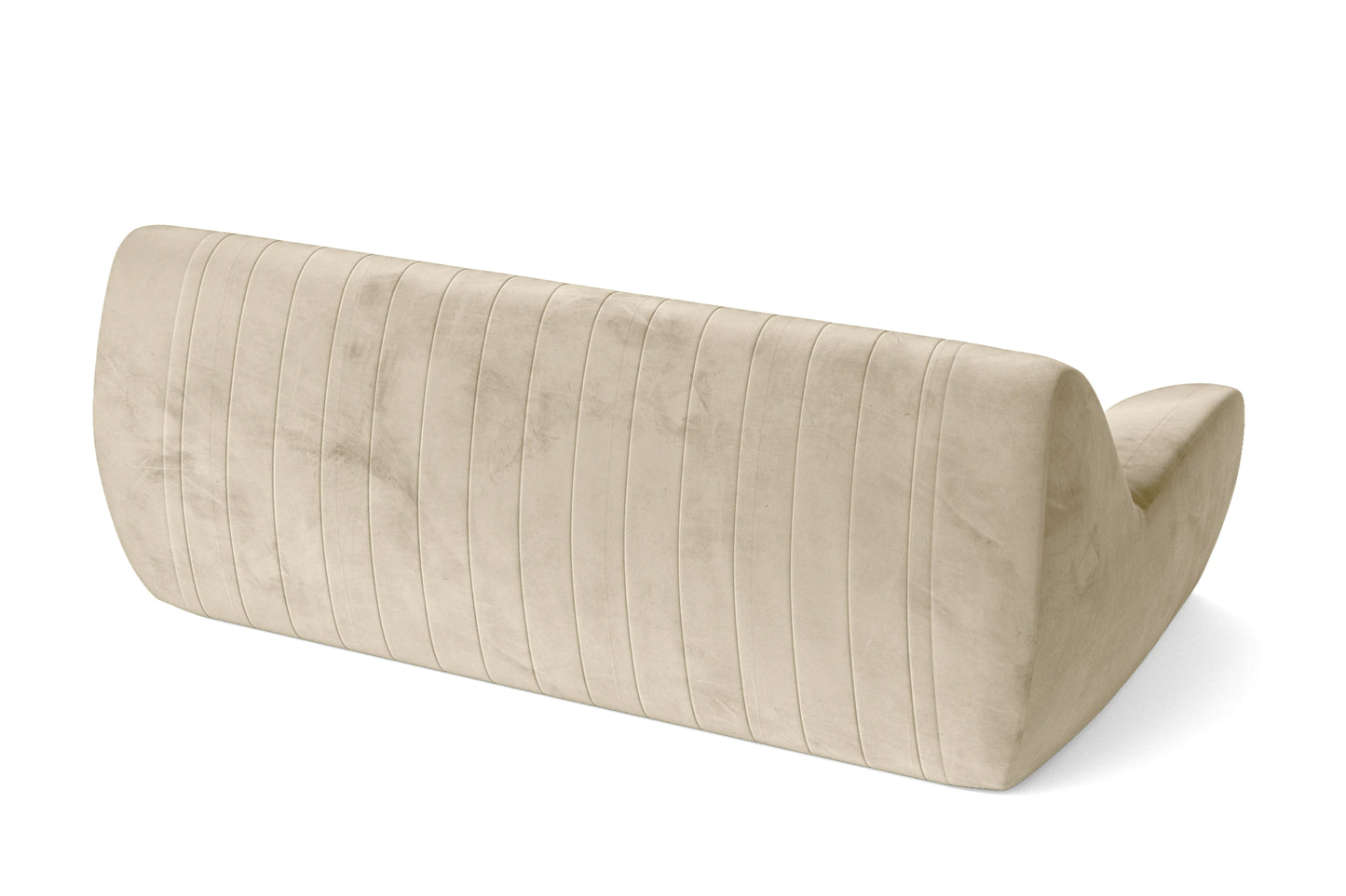 Trapani 3 Seater Sofa Cream Velvet