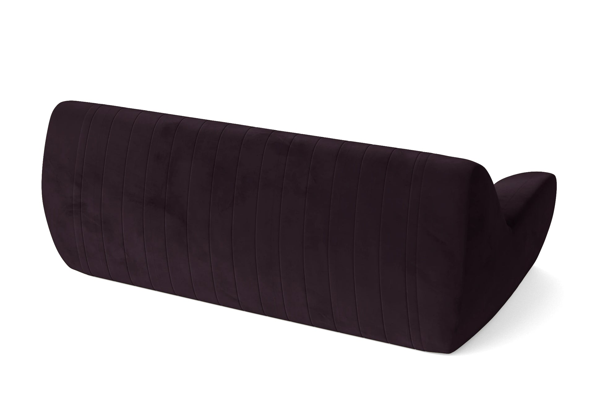 Trapani 3 Seater Sofa Purple Velvet