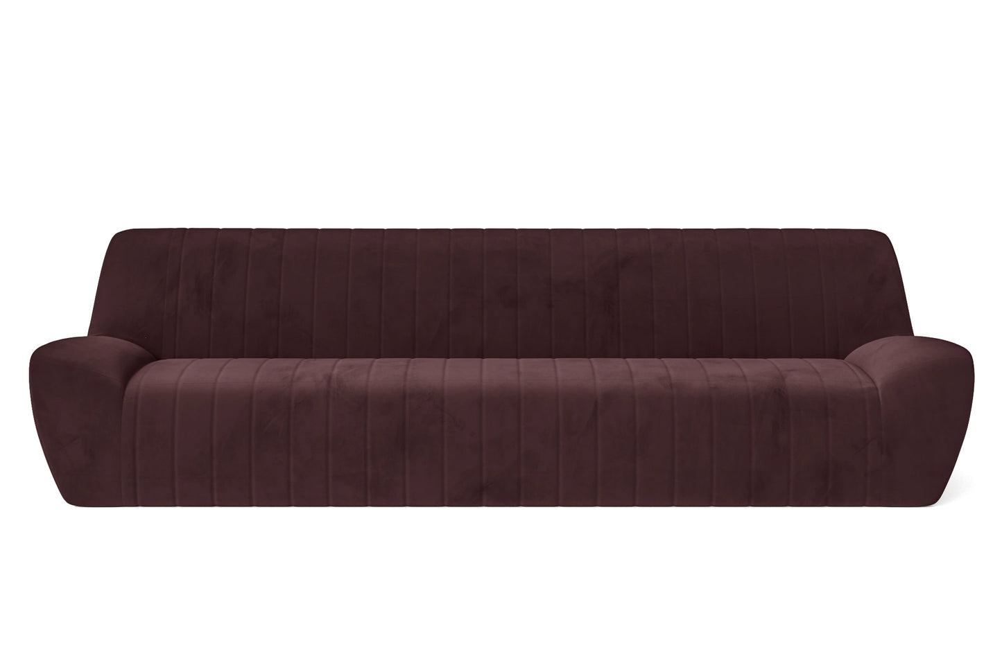 Trapani 4 Seater Sofa Grape Velvet