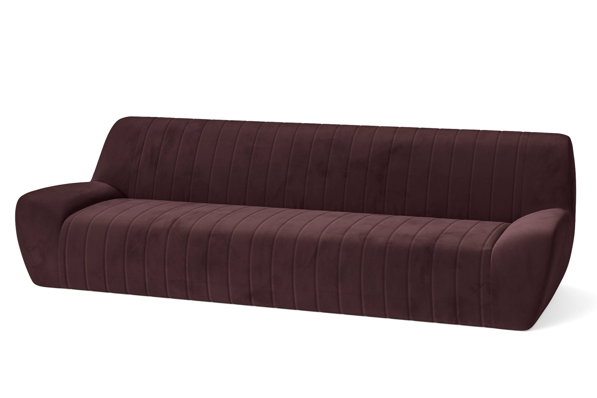 Trapani 4 Seater Sofa Grape Velvet