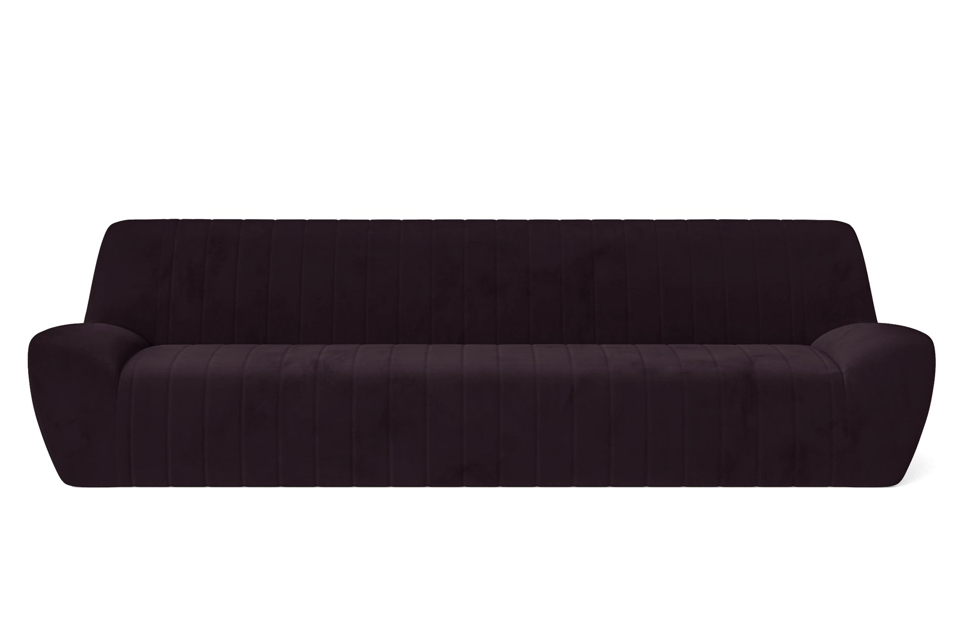 Trapani 4 Seater Sofa Purple Velvet