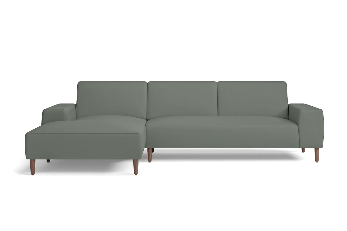 Treviso 3 Seater Left Hand Facing Chaise Lounge Corner Sofa Lush Leather