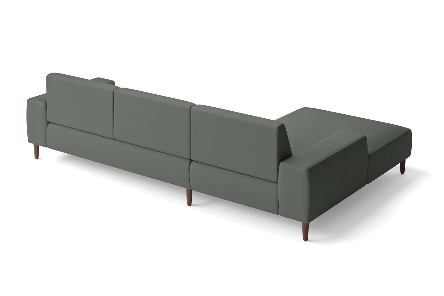 Treviso 3 Seater Left Hand Facing Chaise Lounge Corner Sofa Lush Leather