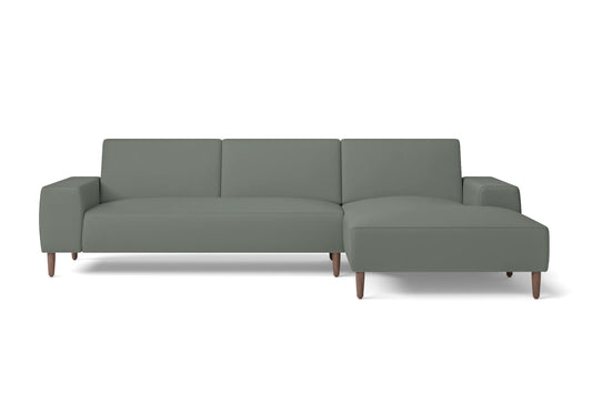 Treviso 3 Seater Right Hand Facing Chaise Lounge Corner Sofa Lush Leather